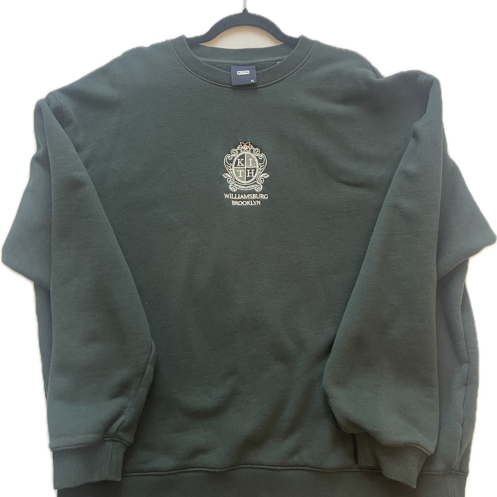 Kith Forest Green Crewneck Sweater